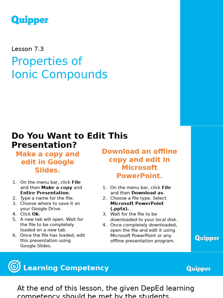 Properties of Ionic Compounds Explained | PDF | Salt (Chemistry) | Ion