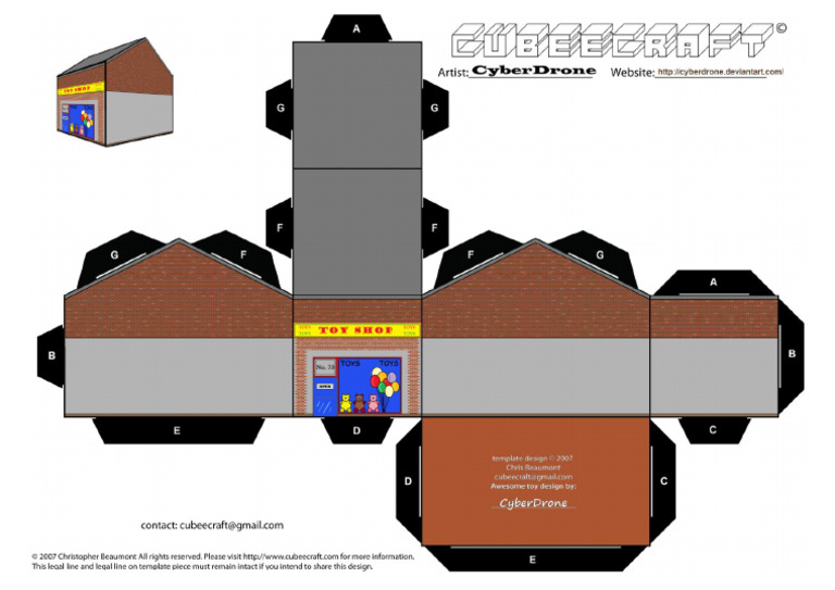 Toy Shop Paper Toy Paper Craft | PDF
