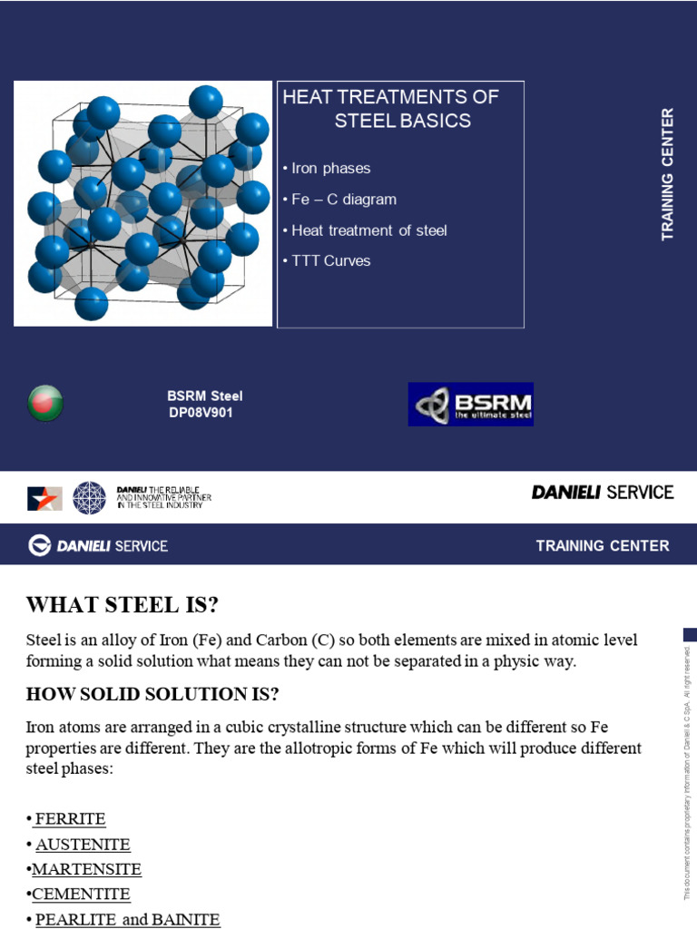 Basics of Steel Heat Treatments | PDF | Heat Treating | Steel