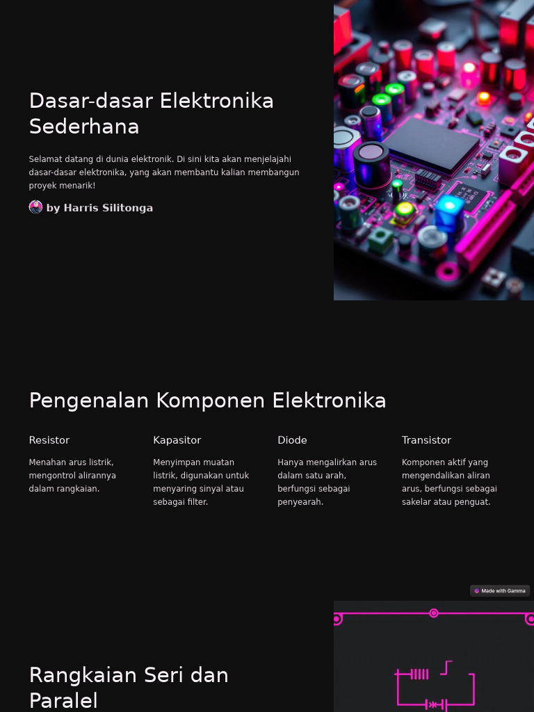 Dasar Dasar Elektronika Sederhana Pdf