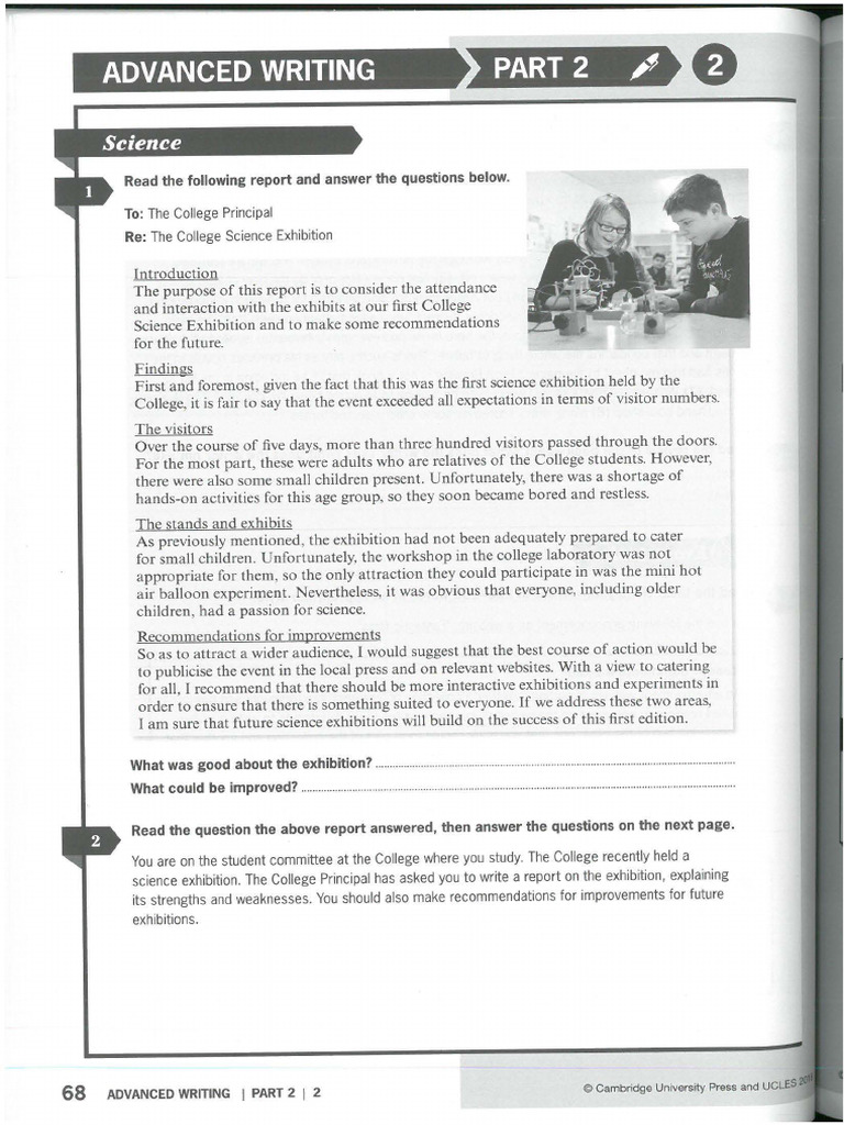 Complete Advanced - Writing 2.2 | PDF
