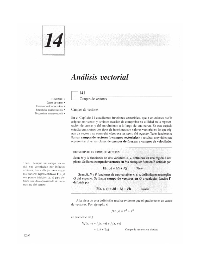 Analisis Vectorial (Campos e Integrales) | PDF