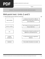 Unit 1 End - of - Unit Test | PDF