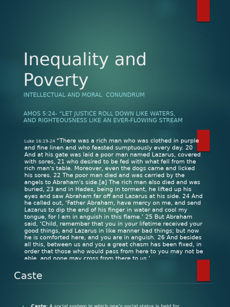 Stratification and Poverty | PDF | Poverty & Homelessness | Economic ...
