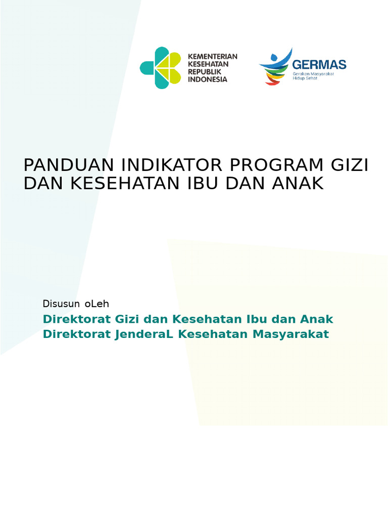 Indikator Program Gizi dan KIA 2022-2024 | PDF