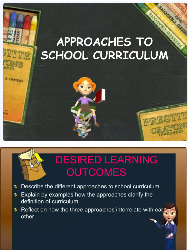 Approaches of School Curriculum | PDF