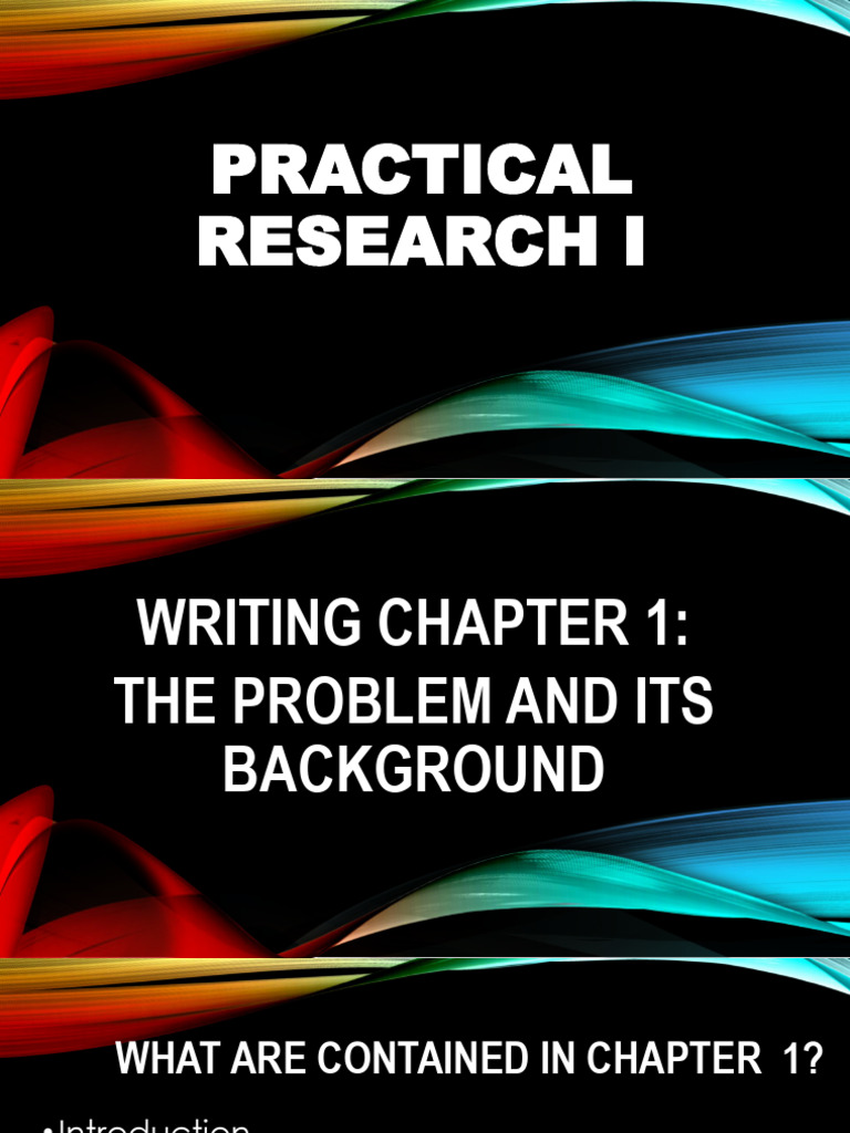 Research Chapter 1: Problem Overview | PDF | Sampling (Statistics ...