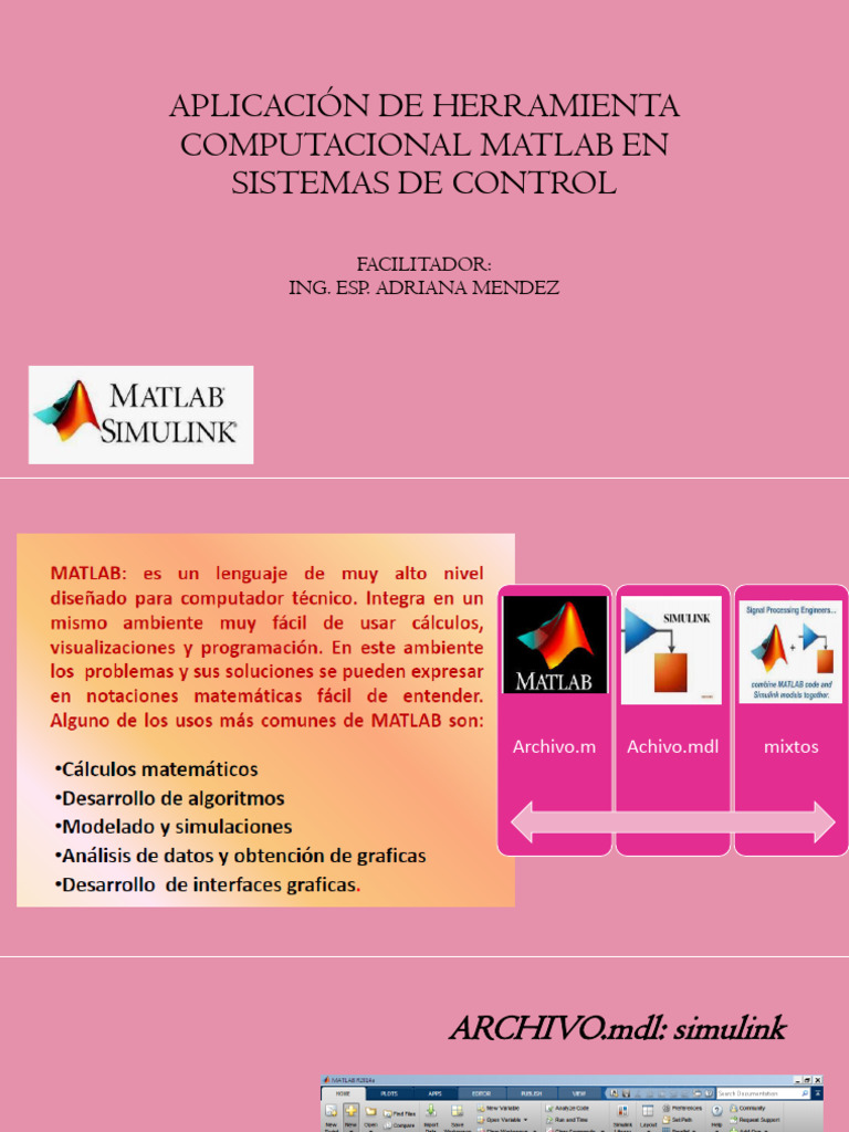 MATLAB en Sistemas de Control: Ejemplos y Simulaciones | PDF | Matlab ...