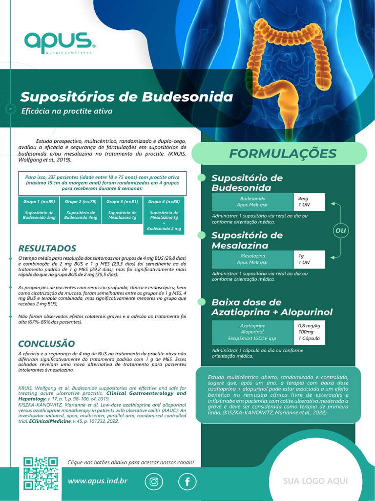 Eficácia de Supositórios de Budesonida na Proctite | PDF | Farmacologia ...