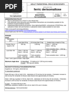 Drug Guideline For Iron Polymaltose Injection | PDF | Intravenous ...