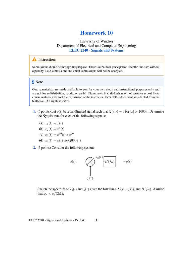 HW 10 | PDF