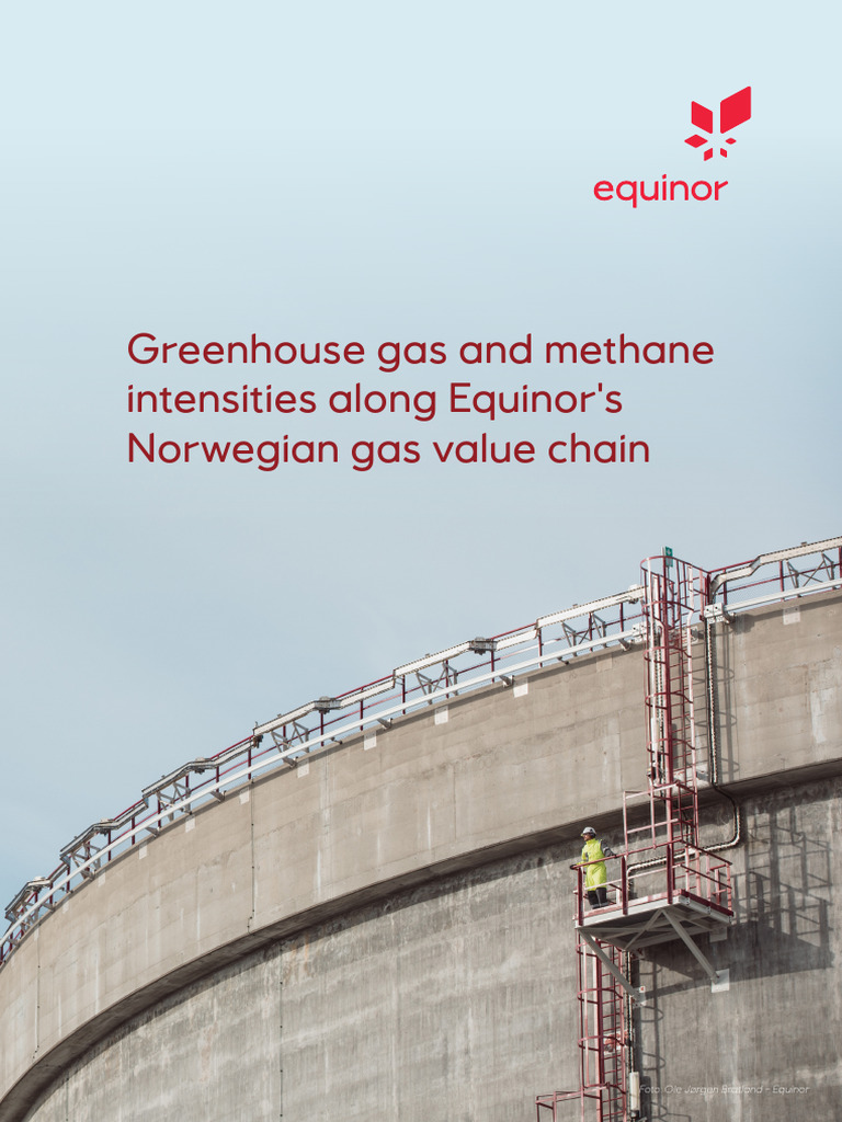 Greenhouse Gas and Methane Intensities Along Equinors Norwegian Gas ...