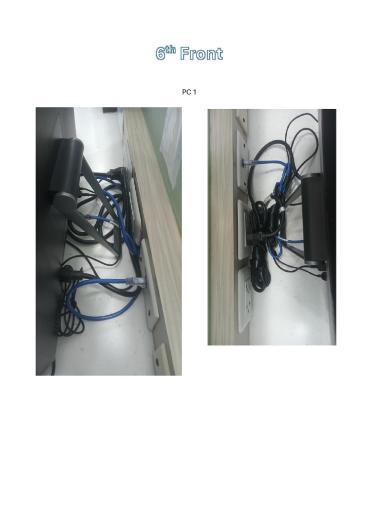 6th Front Cable Organize - 11-20-24 | PDF