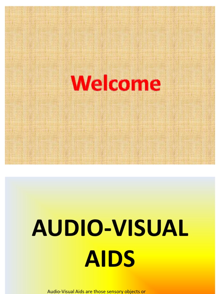 Audio Visual Aids
