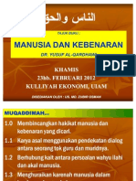 Manusia Dan Kebenaran