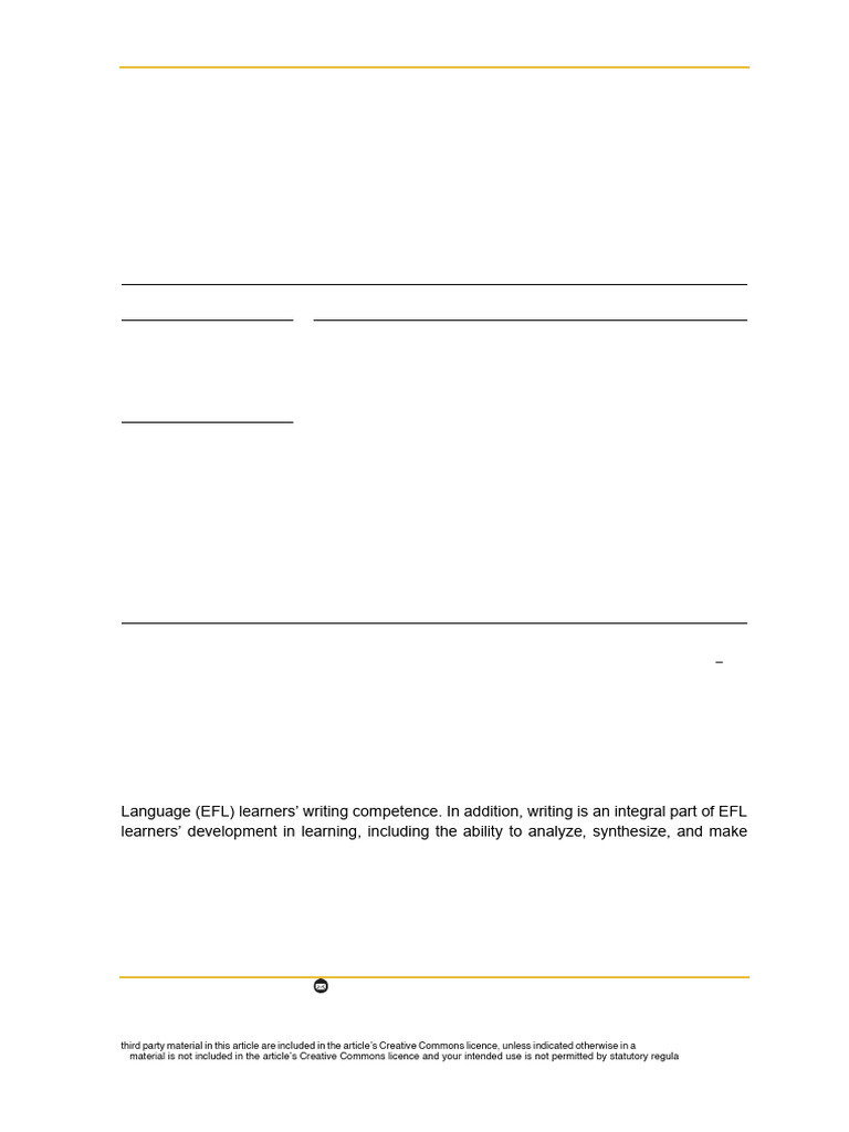 Delving Into Writing Anxiety of Rural College EFL Learners - A ...