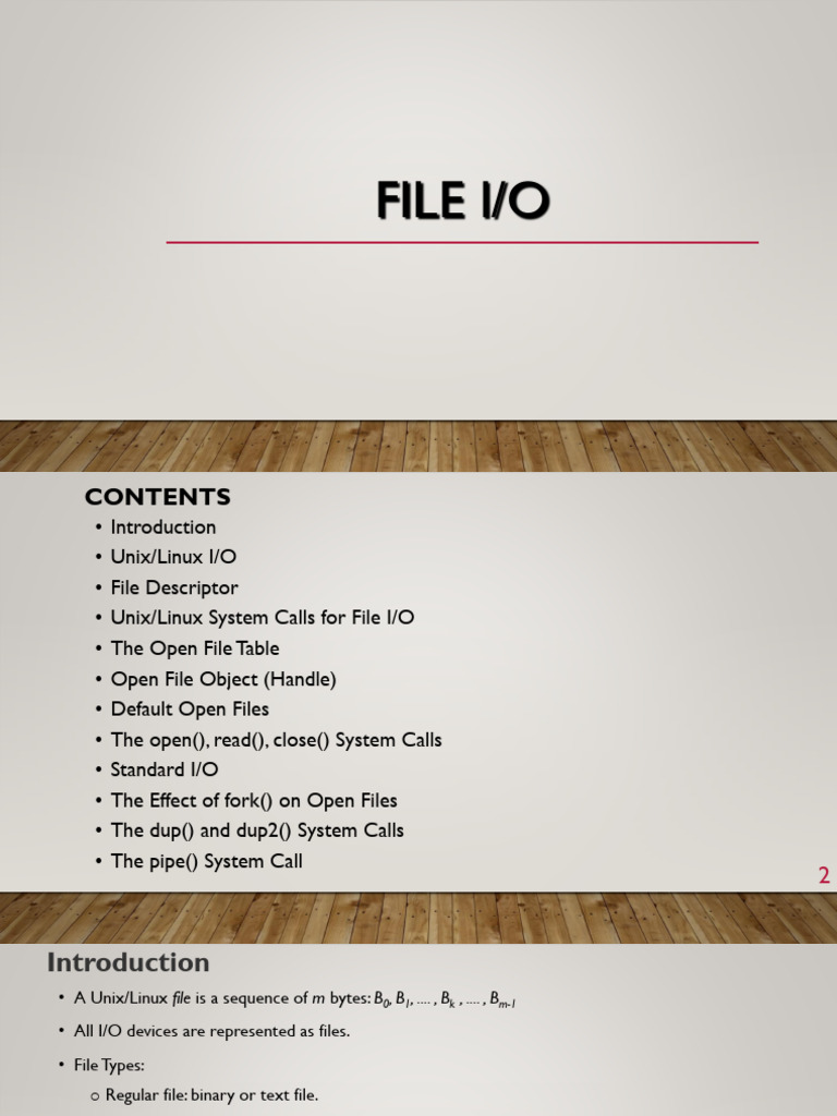 Slides 7 - File I-O | PDF | Integer (Computer Science) | Computer File