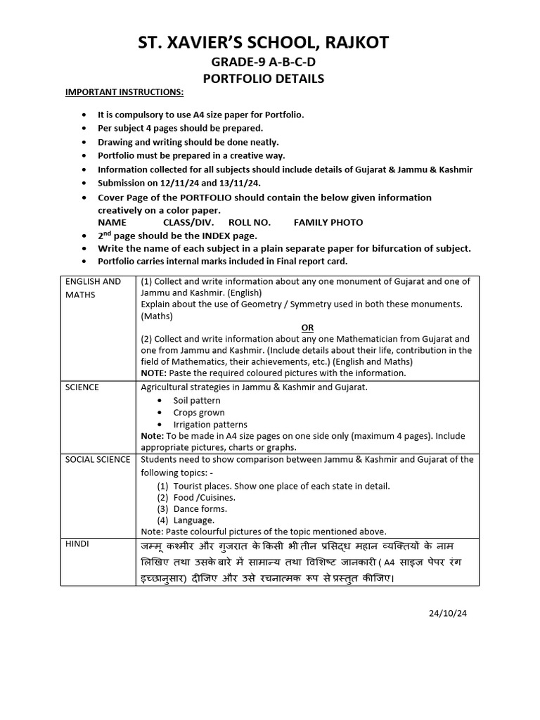 1 2795 Gr-9 Portfolio Details | PDF | Mathematics