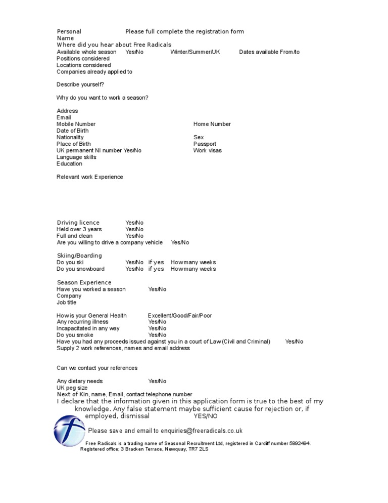 Skii Resort Application | PDF | Career & Growth
