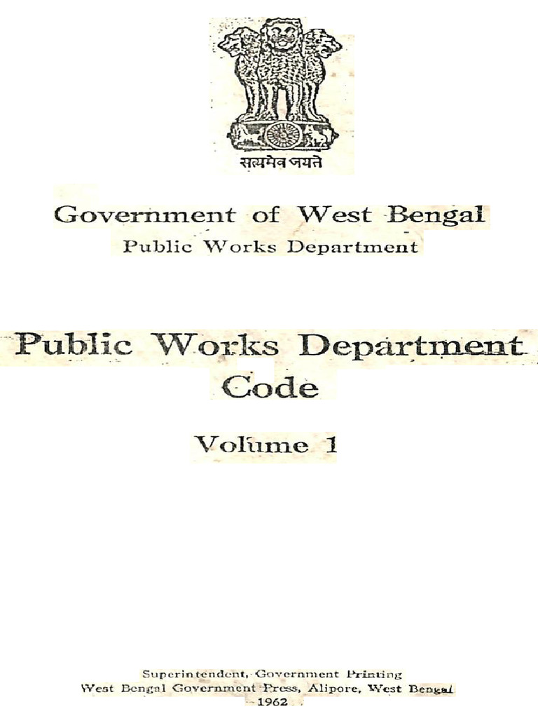 PWD Code Guidelines for Bihar | PDF