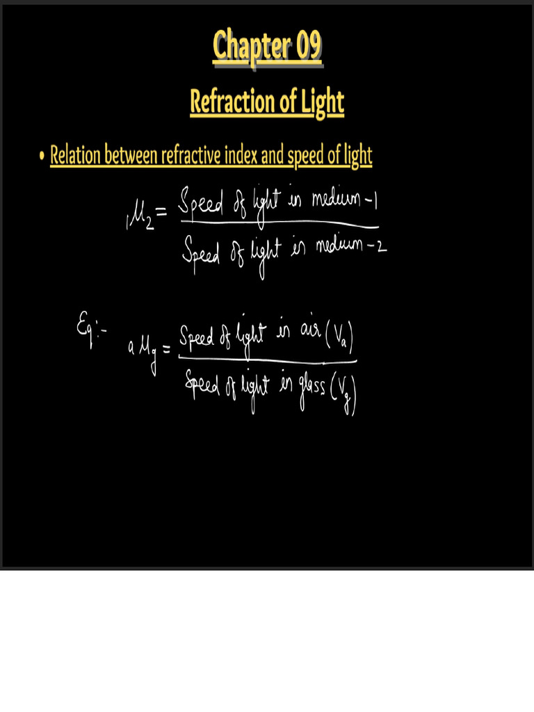 2&3 Refraction | PDF