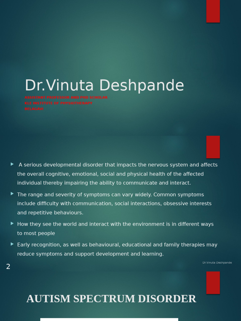 Understanding Autism Spectrum Disorder | PDF | Autism | Mental Disorder