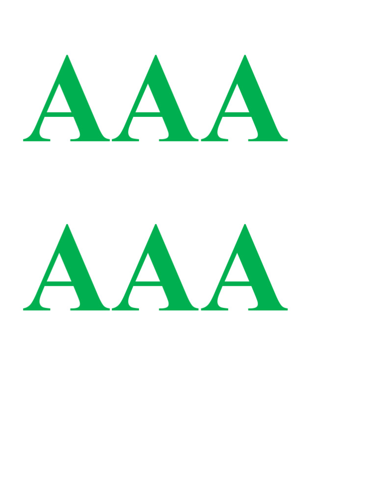 Aaa Aaa | PDF