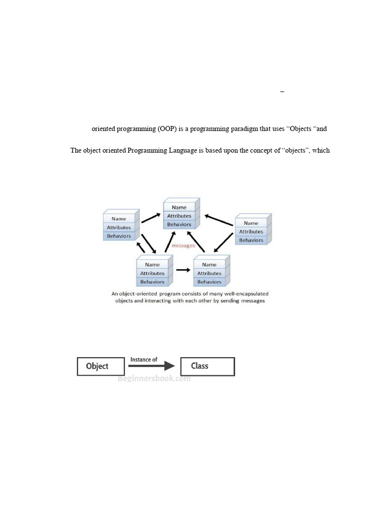 OOP Concepts in Java Explained | PDF | Object Oriented Programming ...