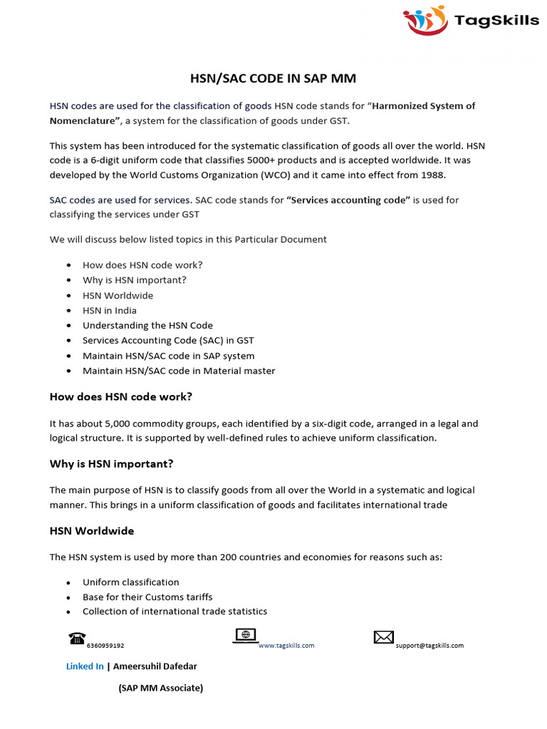 Hsn codes 1 pdf economies trade