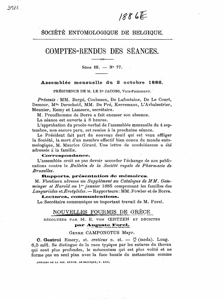 Comptes Rendus | PDF