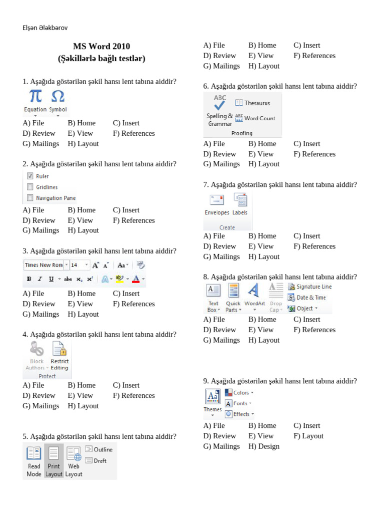 MS Word 2019 | PDF