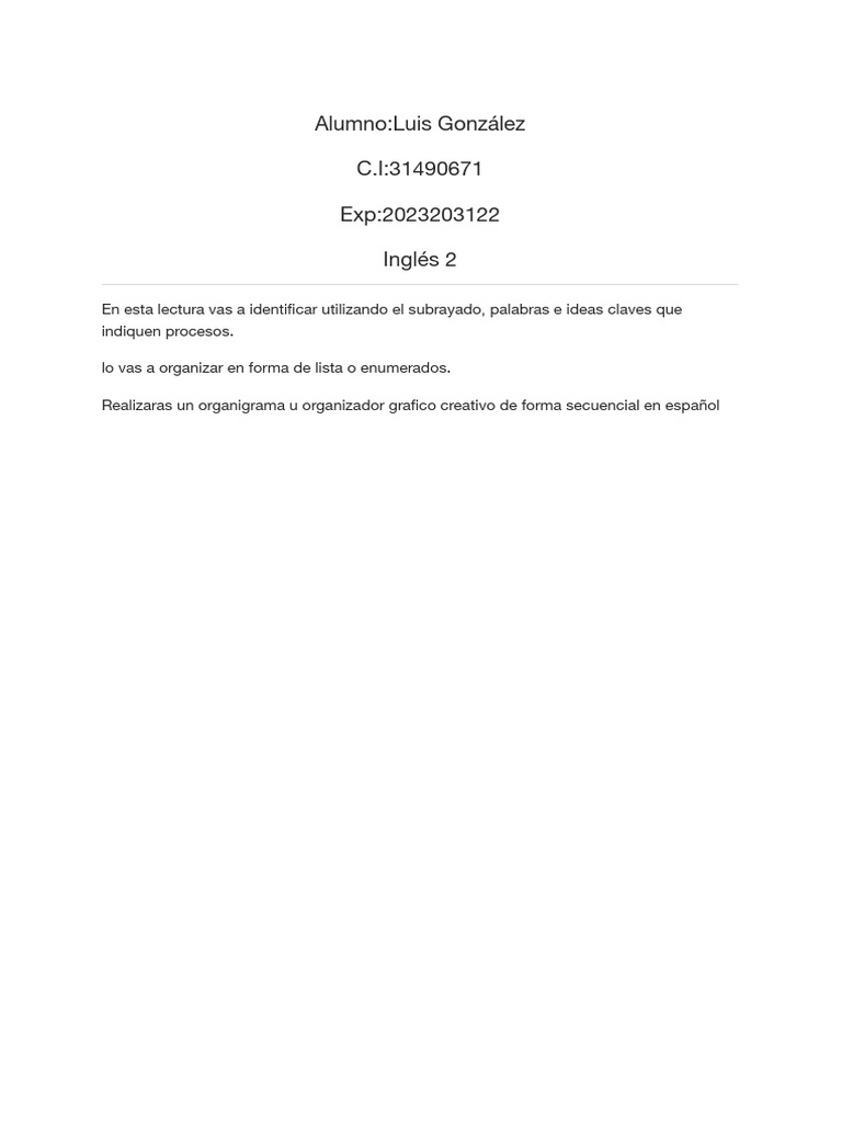 Process, Cause and Effect, Problem and Solution by Luis González 2 | PDF