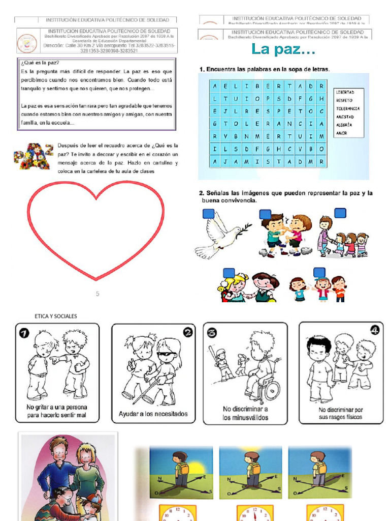 Material Para Imprimir Primera Semana Pdf