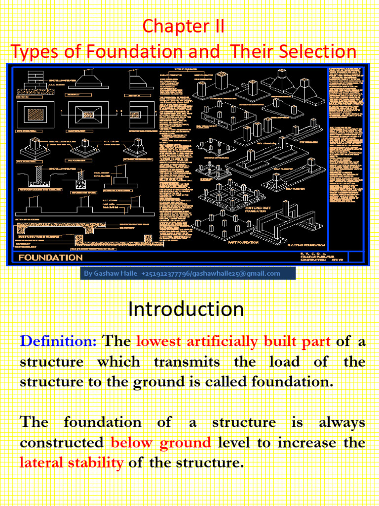 Foundation 1.chapter II Summer | PDF | Deep Foundation | Foundation ...