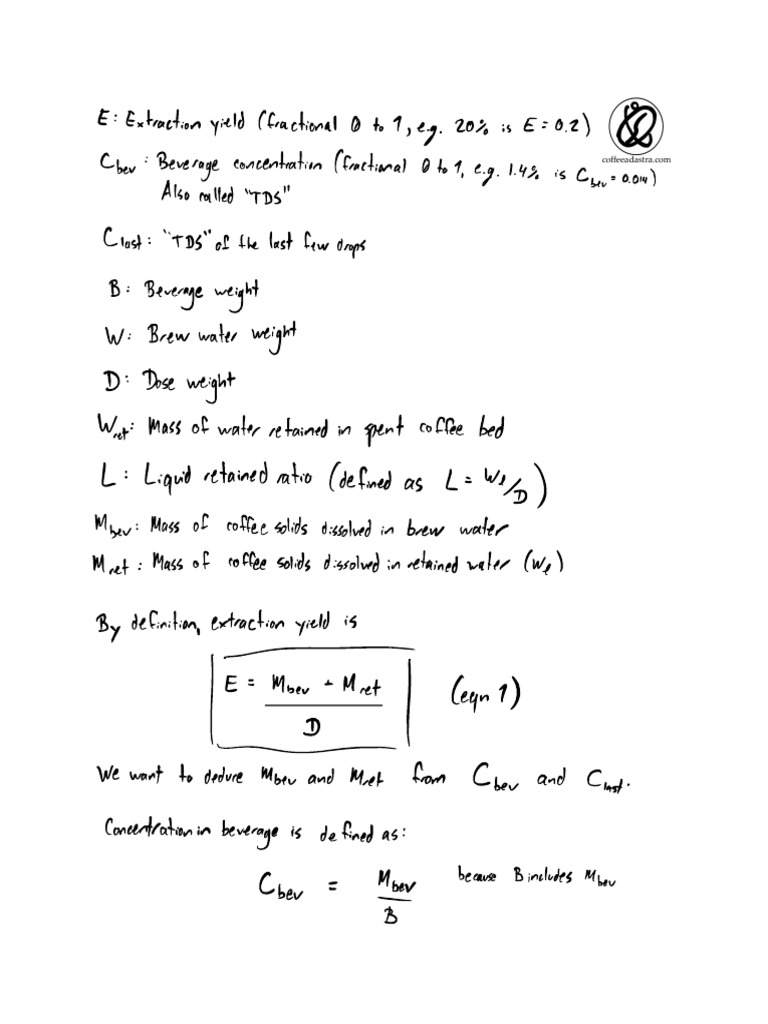 Coffee Extraction Yield Analysis | PDF | Physical Phenomena | Physical ...