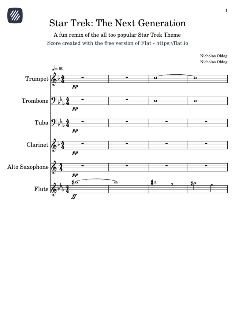 Star Trek - The Next Generation | PDF | Musical Instruments | Aerophones
