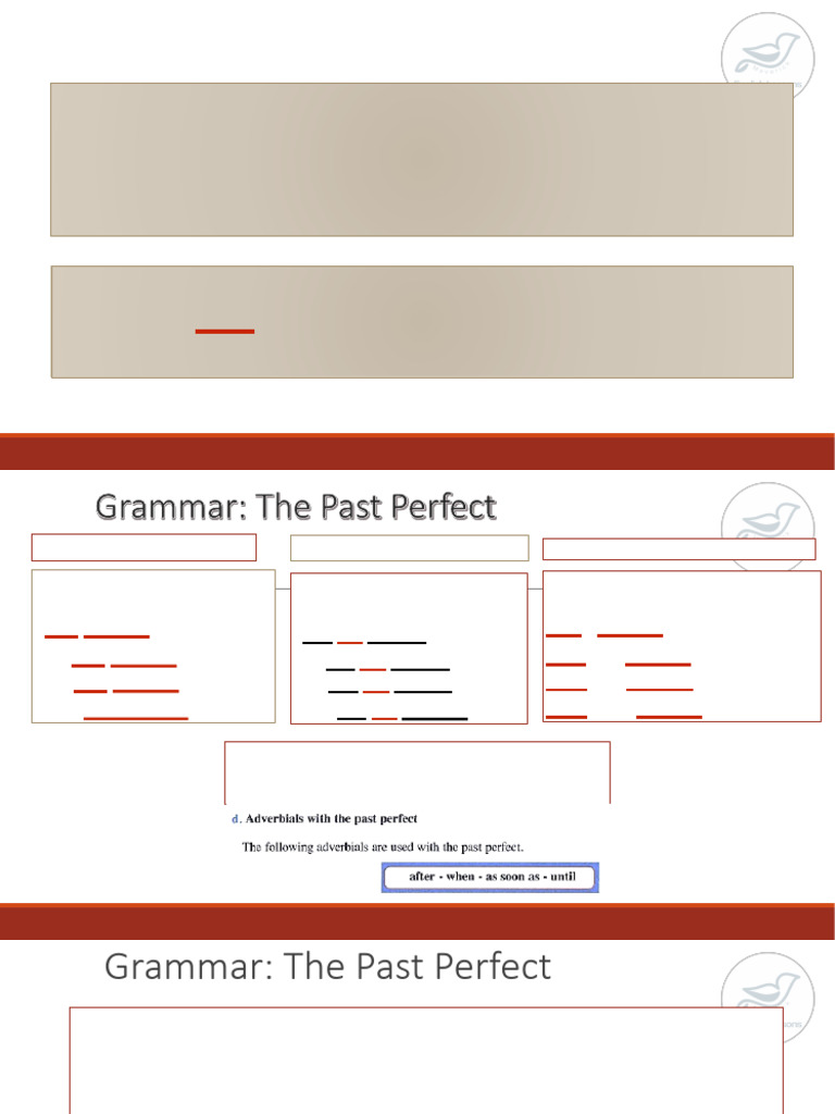 Past Perfect Tense Overview | PDF | Perfect (Grammar) | Grammar