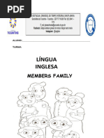 Atividade de Inglês Do 2º Ano (My Family) | PDF