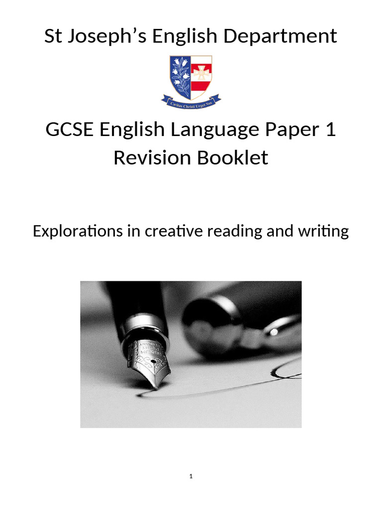 Language Paper 1 Revision Booklet | PDF | To Kill A Mockingbird ...