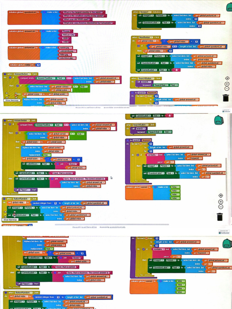 Quiz App Code | PDF