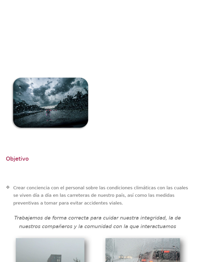 Condiciones Climáticas Adversas | PDF | Nieve | Accidente de tráfico