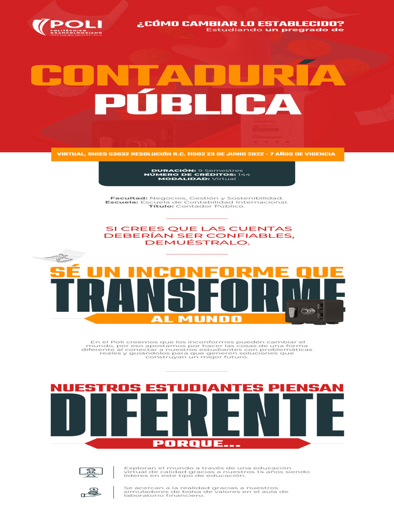 Donde Estudiar Contaduria Publica Virtualmente | PDF | Contador ...