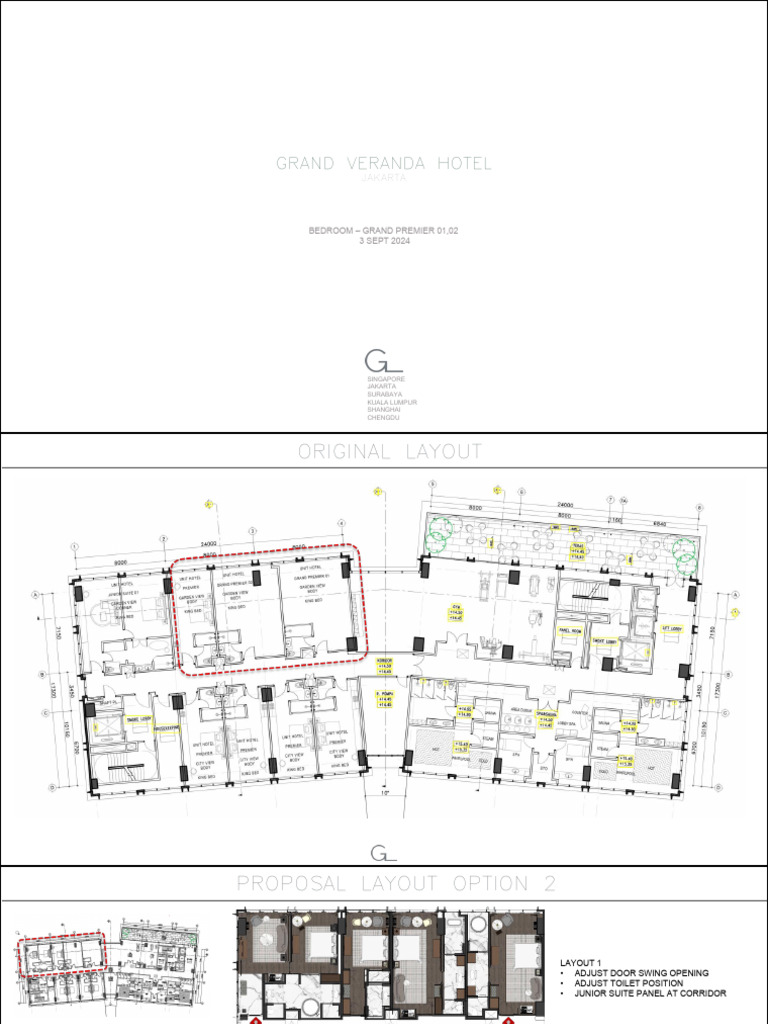 Grand Premier Hotel Layout Proposals | PDF | Components | Architectural ...