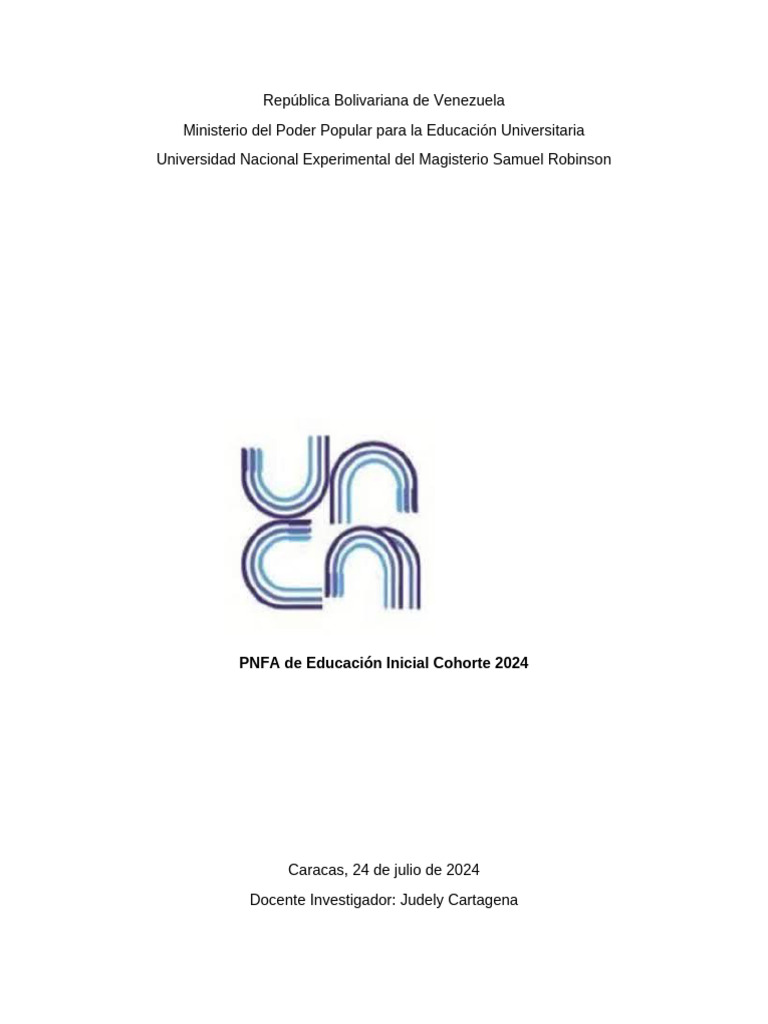 PNFA Educación Inicial Orientacion | PDF | Plan de estudios | Educación ...