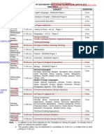 ICSE Exam Timetable 2012