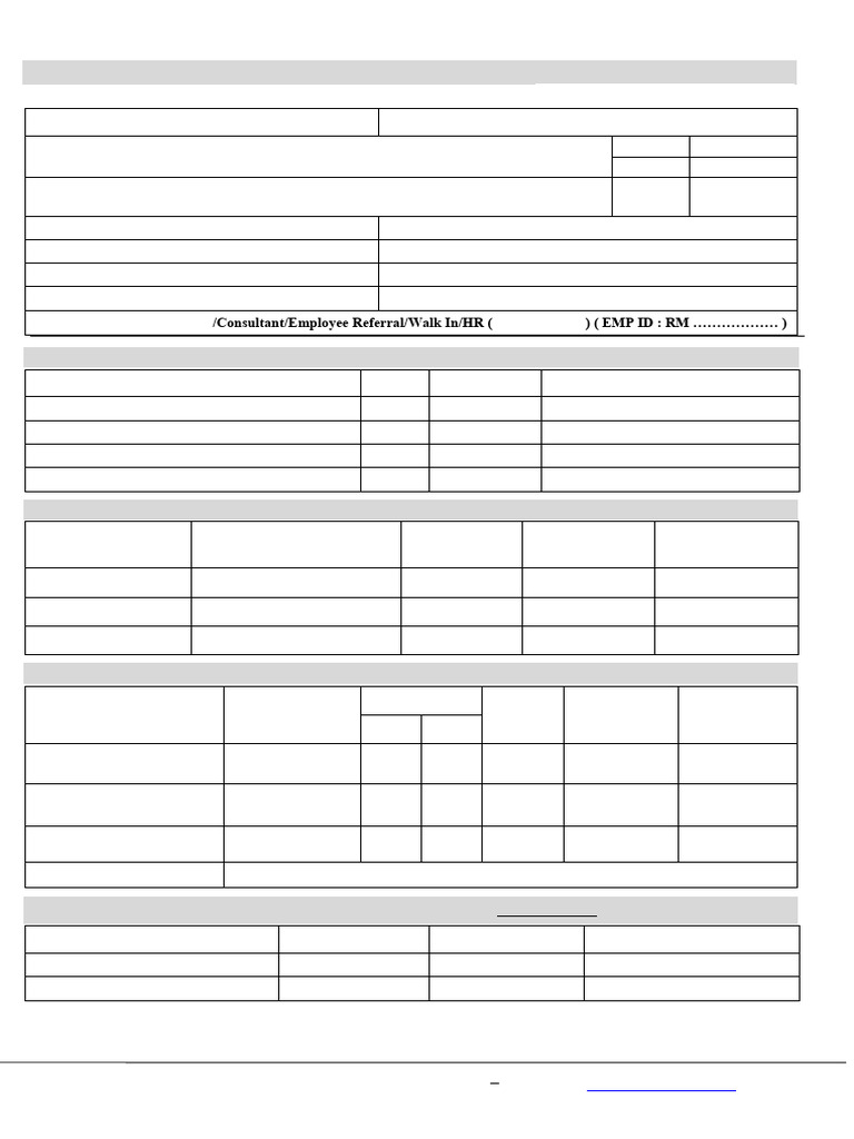 Concierge Job Application Form Template | PDF | Workplace | Industrial ...