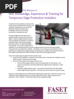 Safety Net Handover & Inspection Guide | PDF | Safety | Occupational ...