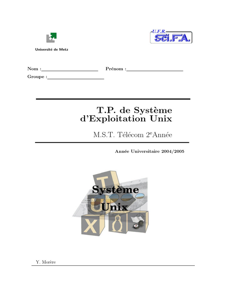 Guide complet sur Unix et Shell | PDF | Structure de contrôle ...