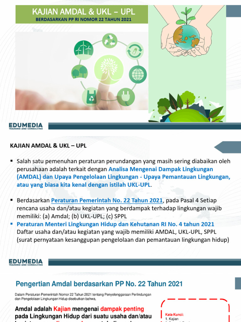 Panduan AMDAL & UKL-UPL 2021 | PDF