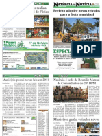 4ª EDIÇÃO - JORNAL NATÉRCIA EM NOTÍCIA - AGOSTO DE 2011